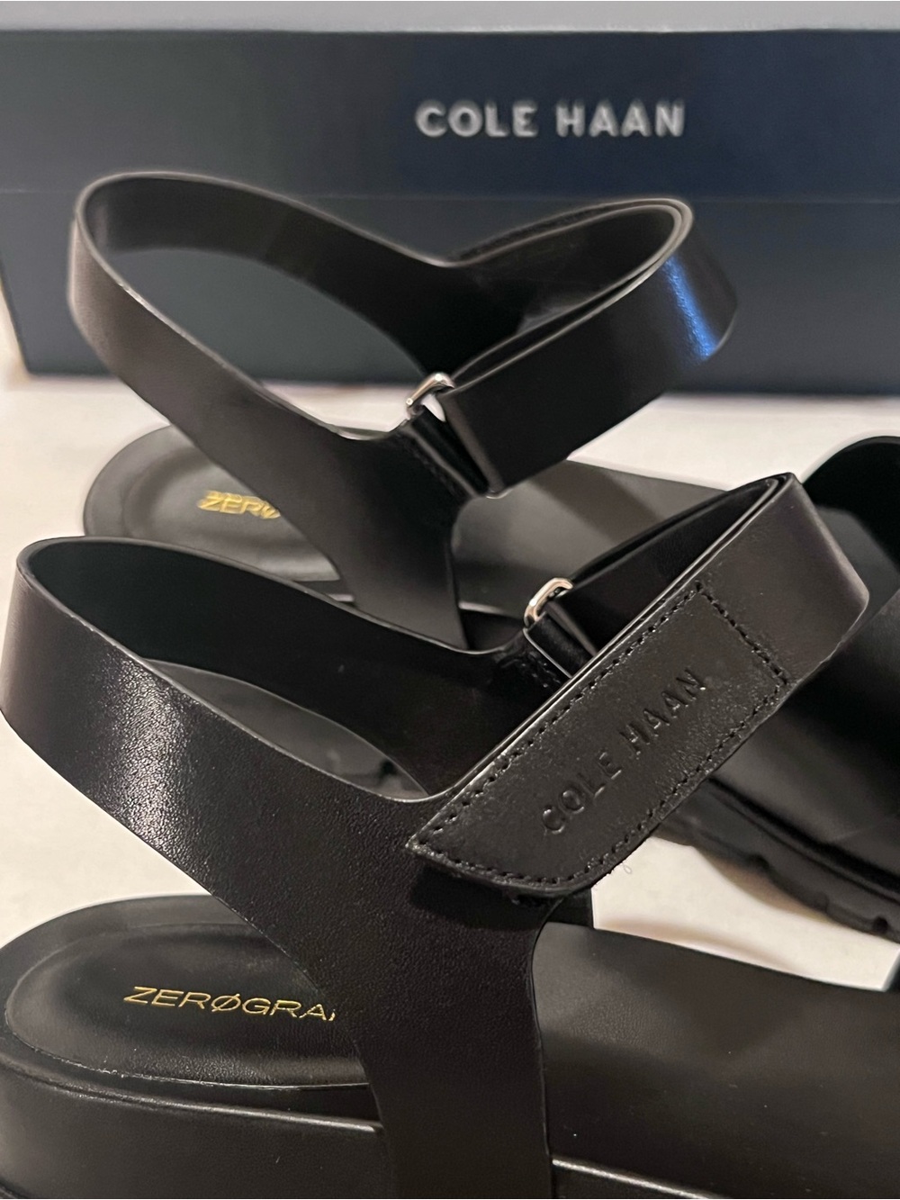 Cole Haan ZeroGrand Sandal II Black Size 10 - Picture 9 of 10